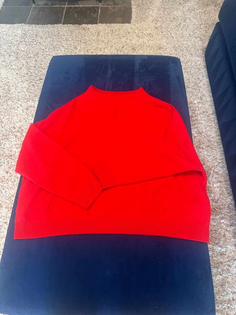 Pilcro Red Alani Cashmere Sweater